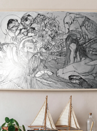 밤을 뚫은 꽃 그 너머에 - 쿠로하